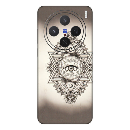 VIVO Z/V/X/T/U/S Series Phone Skins (All Models) - Illuminati Great Eye - Transparent Finish (T-14) Vivo X200 (5G)