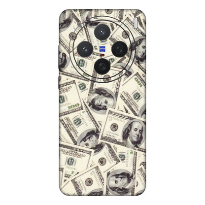VIVO Z/V/X/T/U/S Series Phone Skins (All Models) - Dollar Lover - Transparent Finish (T-17) Vivo X200 (5G)