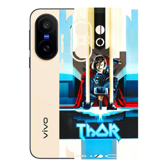 VIVO Z/V/X/T/U/S Series Phone Skins (All Models) - Thor - 3D Embossed Finish (L-137) Vivo X200 FE