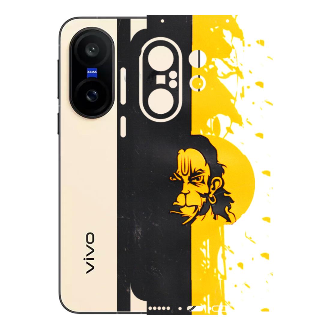 VIVO Z/V/X/T/U/S Series Phone Skins (All Models) - Bajrangbali - 3D Embossed Finish (L-151) Vivo X200 FE