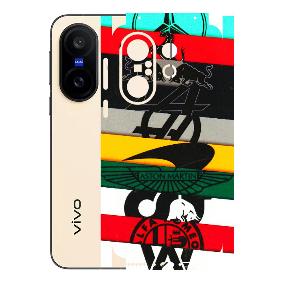 VIVO Z/V/X/T/U/S Series Phone Skins (All Models) - Multi Designer Brands - 3D Embossed Finish (L-187) Vivo X200 FE