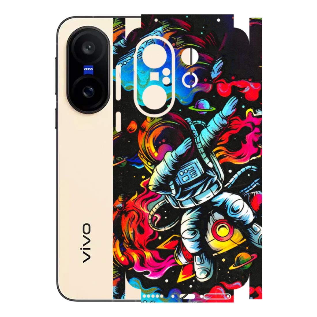 VIVO Z/V/X/T/U/S Series Phone Skins (All Models) - Astronaut Dope - 3D Embossed Finish (L-191) Vivo X200 FE
