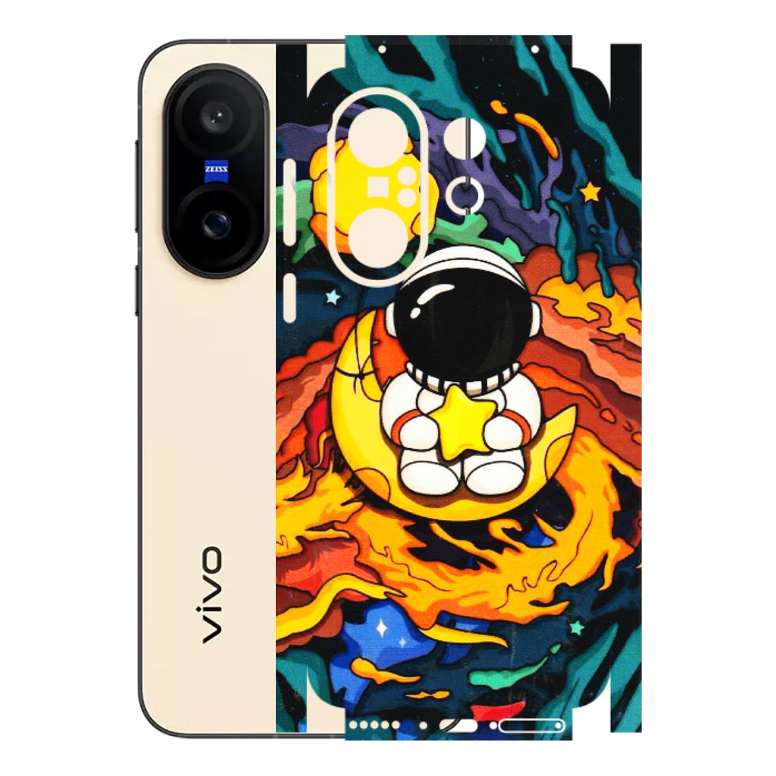 VIVO Z/V/X/T/U/S Series Phone Skins (All Models) - Baby Astronaut - 3D Embossed Finish (L-197) Vivo X200 FE