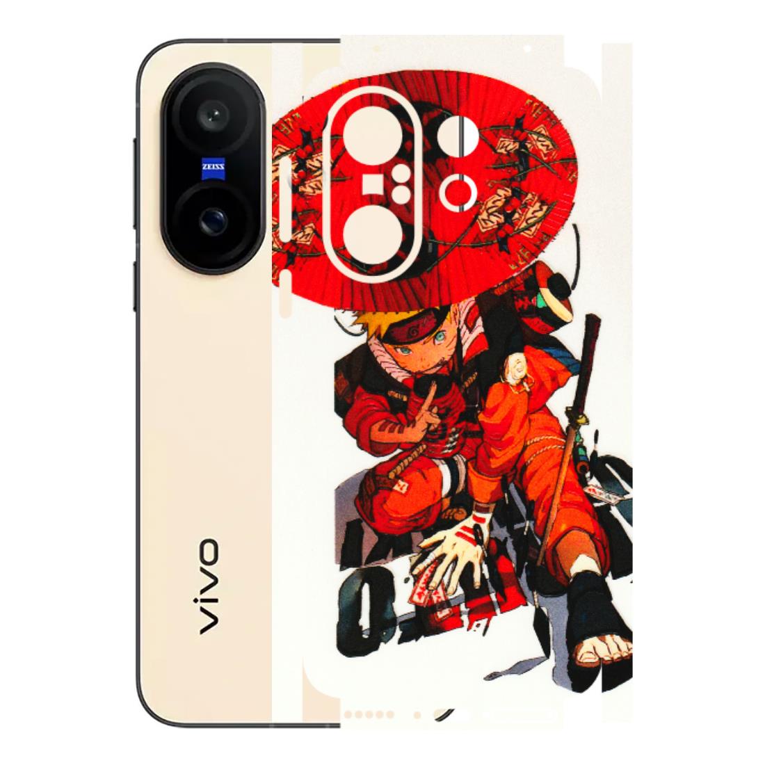 VIVO Z/V/X/T/U/S Series Phone Skins (All Models) - Naruto - 3D Embossed Finish (L-208) Vivo X200 FE
