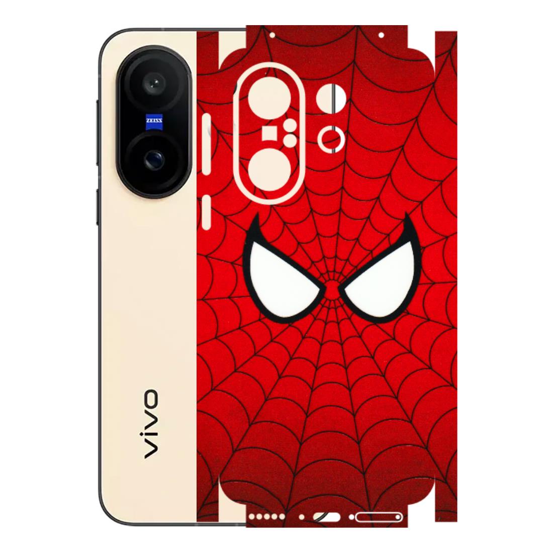 VIVO Z/V/X/T/U/S Series Phone Skins (All Models) - Spidey Eyes - 3D Embossed Finish (L-257) Vivo X200 FE