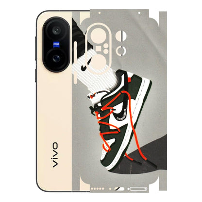 VIVO Z/V/X/T/U/S Series Phone Skins (All Models) - New Grey Sneaker - 3D Embossed Finish (L-261) Vivo X200 FE