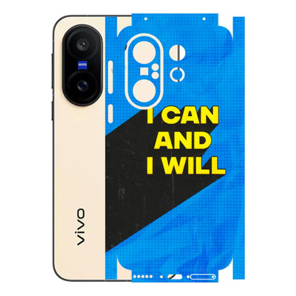 VIVO Z/V/X/T/U/S Series Phone Skins (All Models) - I Can And I Will - 3D Embossed Finish (L-281) Vivo X200 FE