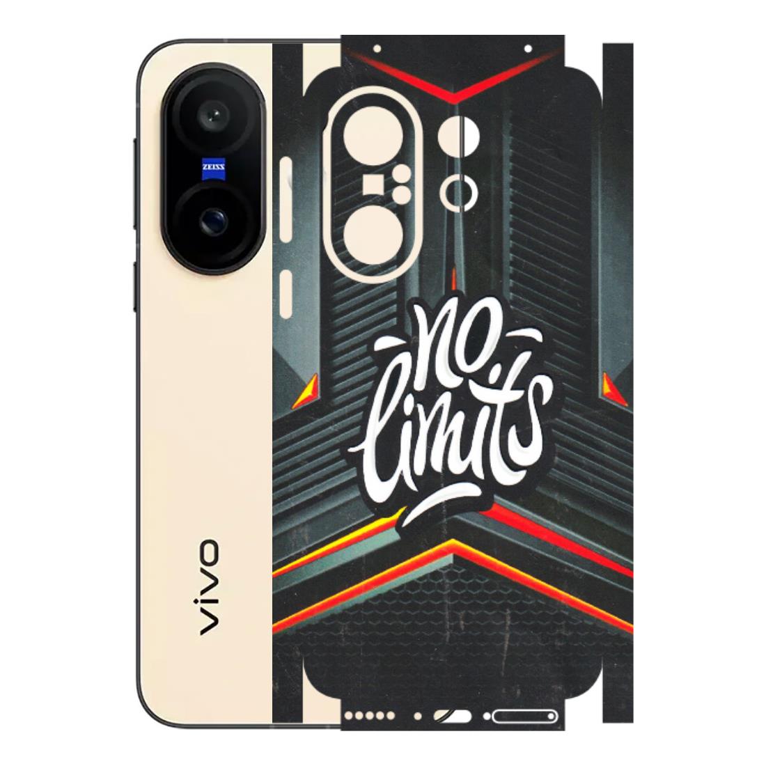 VIVO Z/V/X/T/U/S Series Phone Skins (All Models) - No Limits - 3D Embossed Finish (L-286) Vivo X200 FE