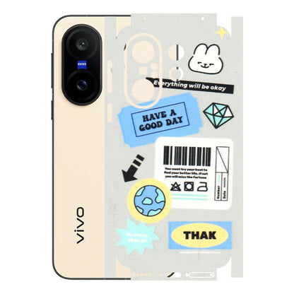 VIVO Z/V/X/T/U/S Series Phone Skins (All Models) - Will Be Okay Design - 3D Embossed Finish (L-316) Vivo X200 FE