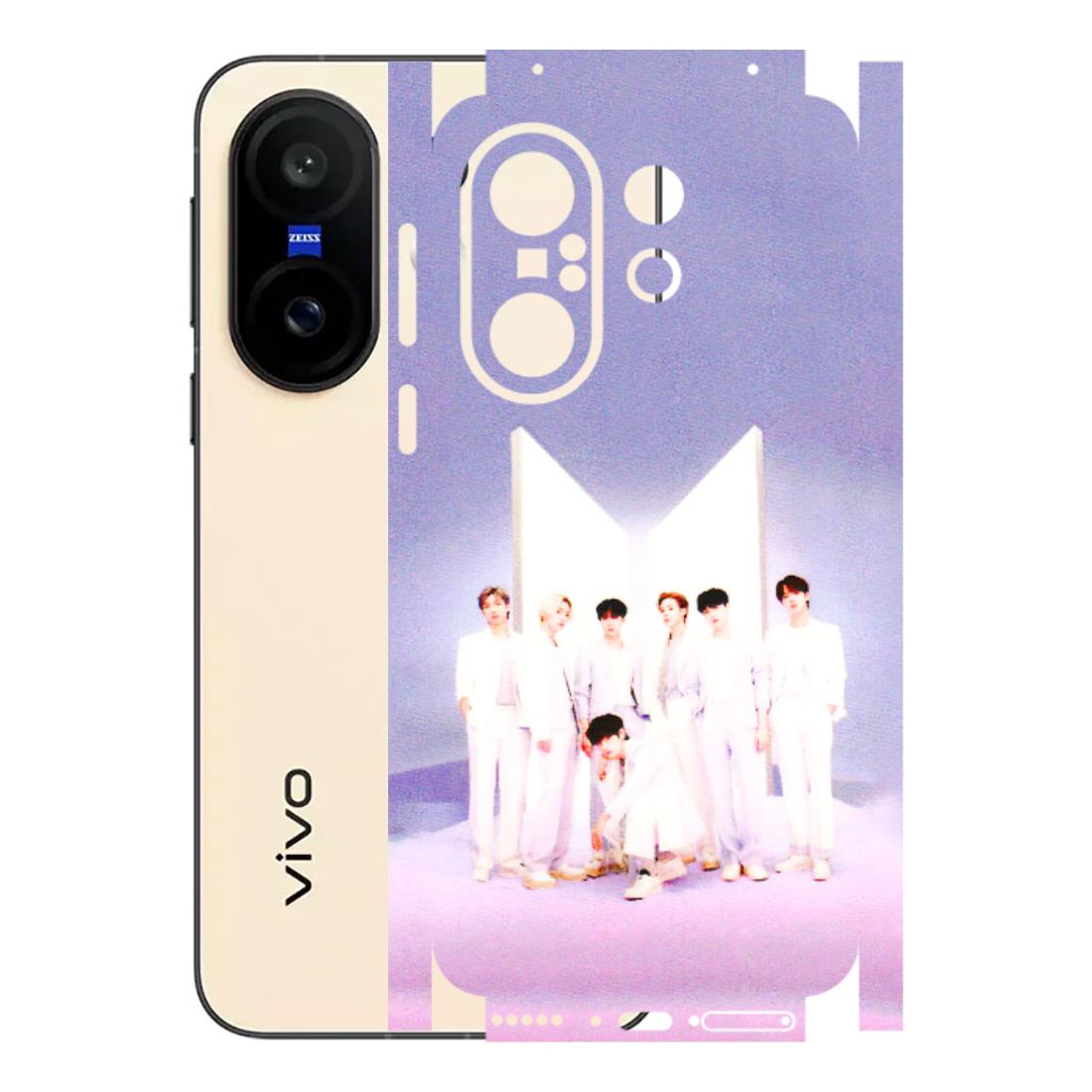 VIVO Z/V/X/T/U/S Series Phone Skins (All Models) - BTS - 3D Embossed Finish (L-94) Vivo X200 FE