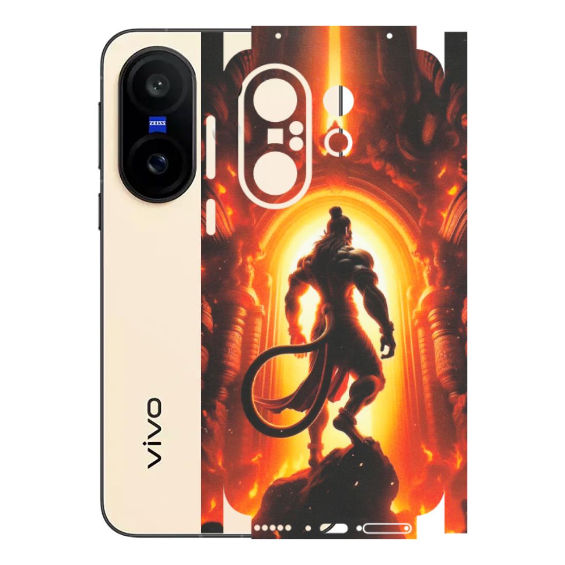 VIVO Z/V/X/T/U/S Series Phone Skins (All Models) - HanumanJi - Matte Finish (M-06) Vivo X200 FE