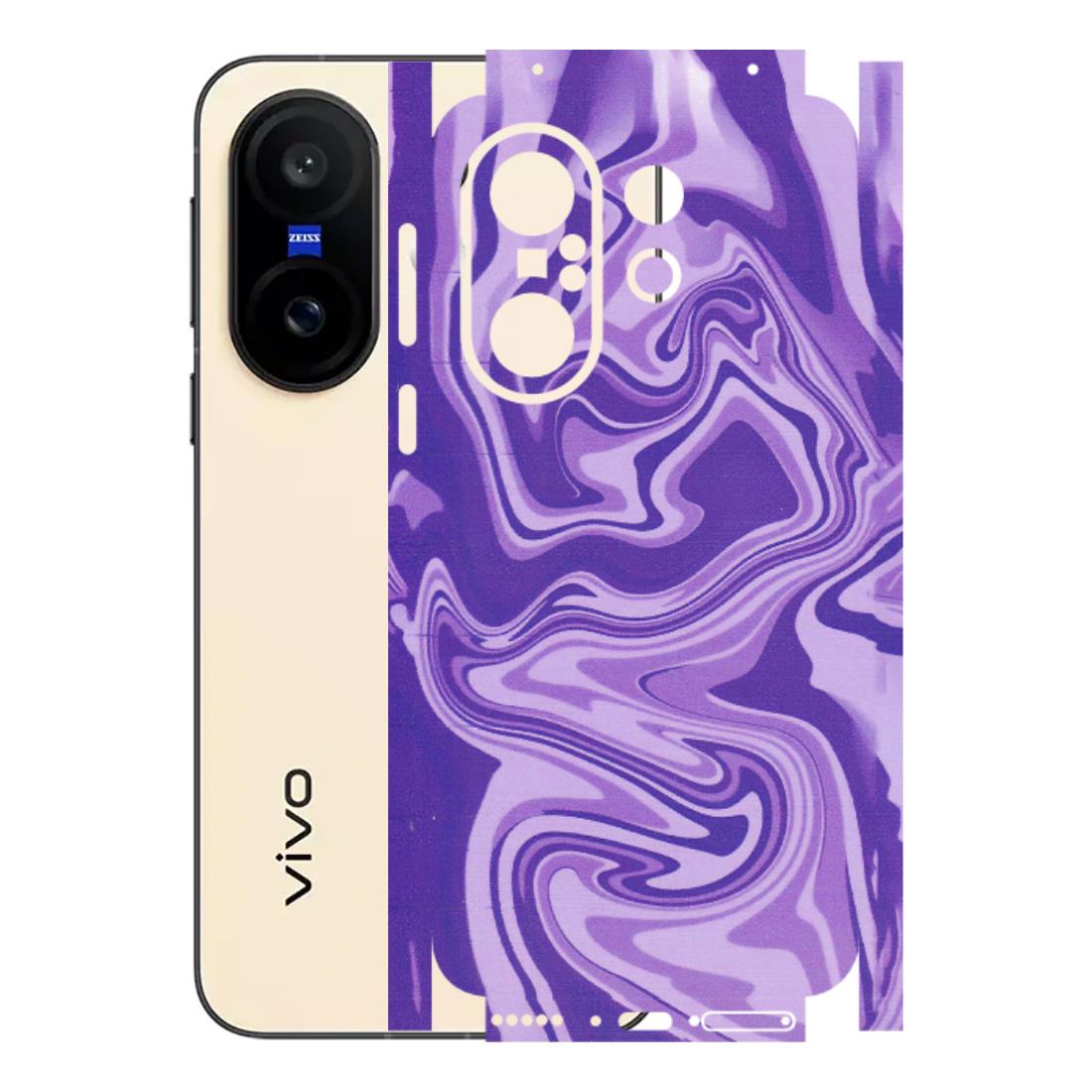 VIVO Z/V/X/T/U/S Series Phone Skins (All Models) - Hazy Purple Nights - Matte Finish (M-14) Vivo X200 FE