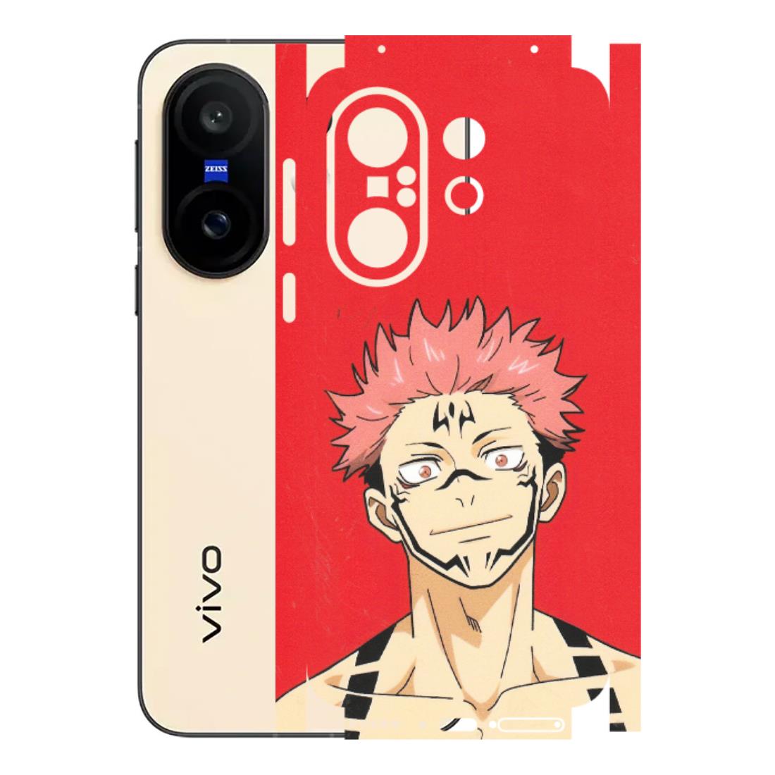 VIVO Z/V/X/T/U/S Series Phone Skins (All Models) - Ryomen Sukuna Fun Anime - Matte Finish (M-153) Vivo X200 FE