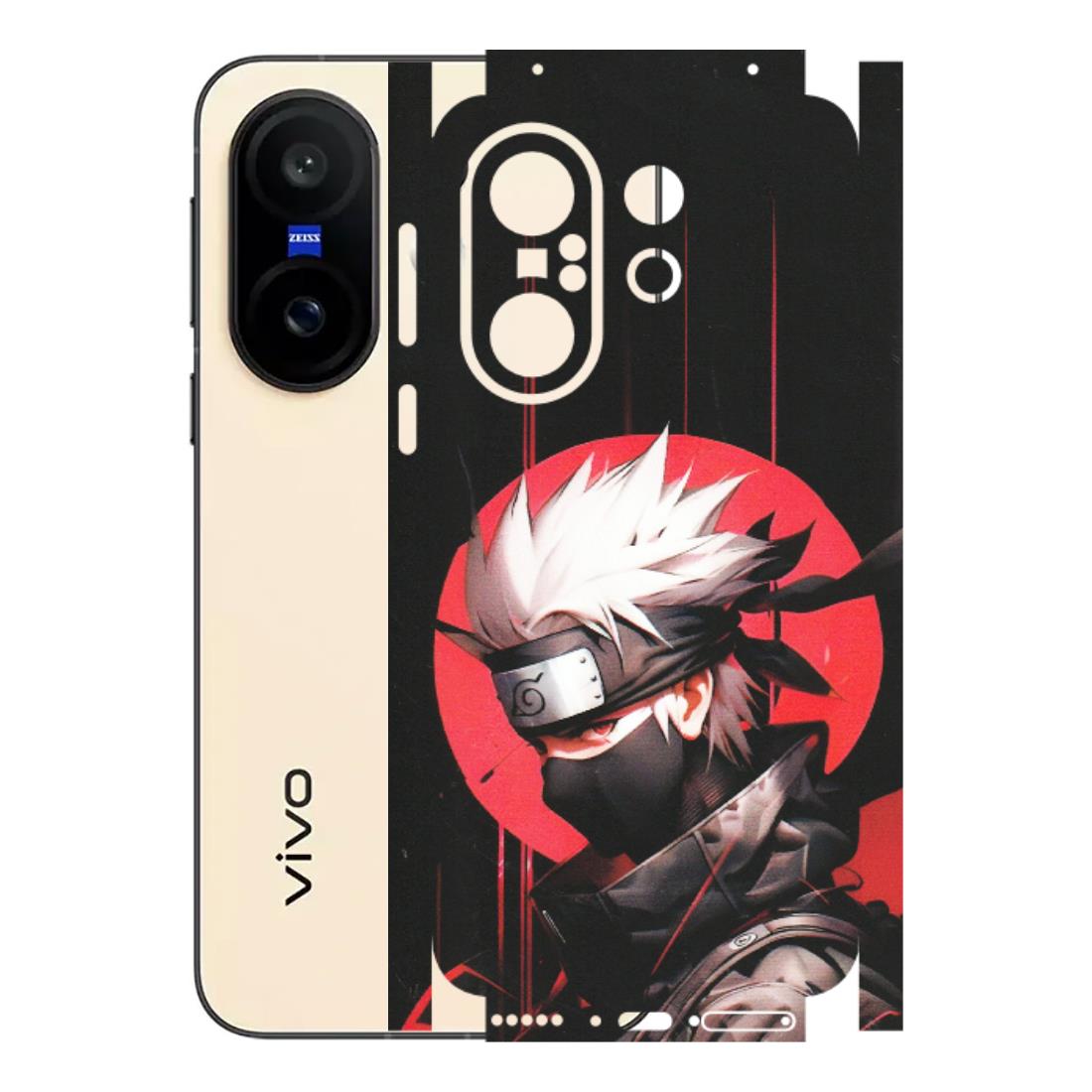 VIVO Z/V/X/T/U/S Series Phone Skins (All Models) - Naruto Anime Blood - Matte Finish (M-170) Vivo X200 FE