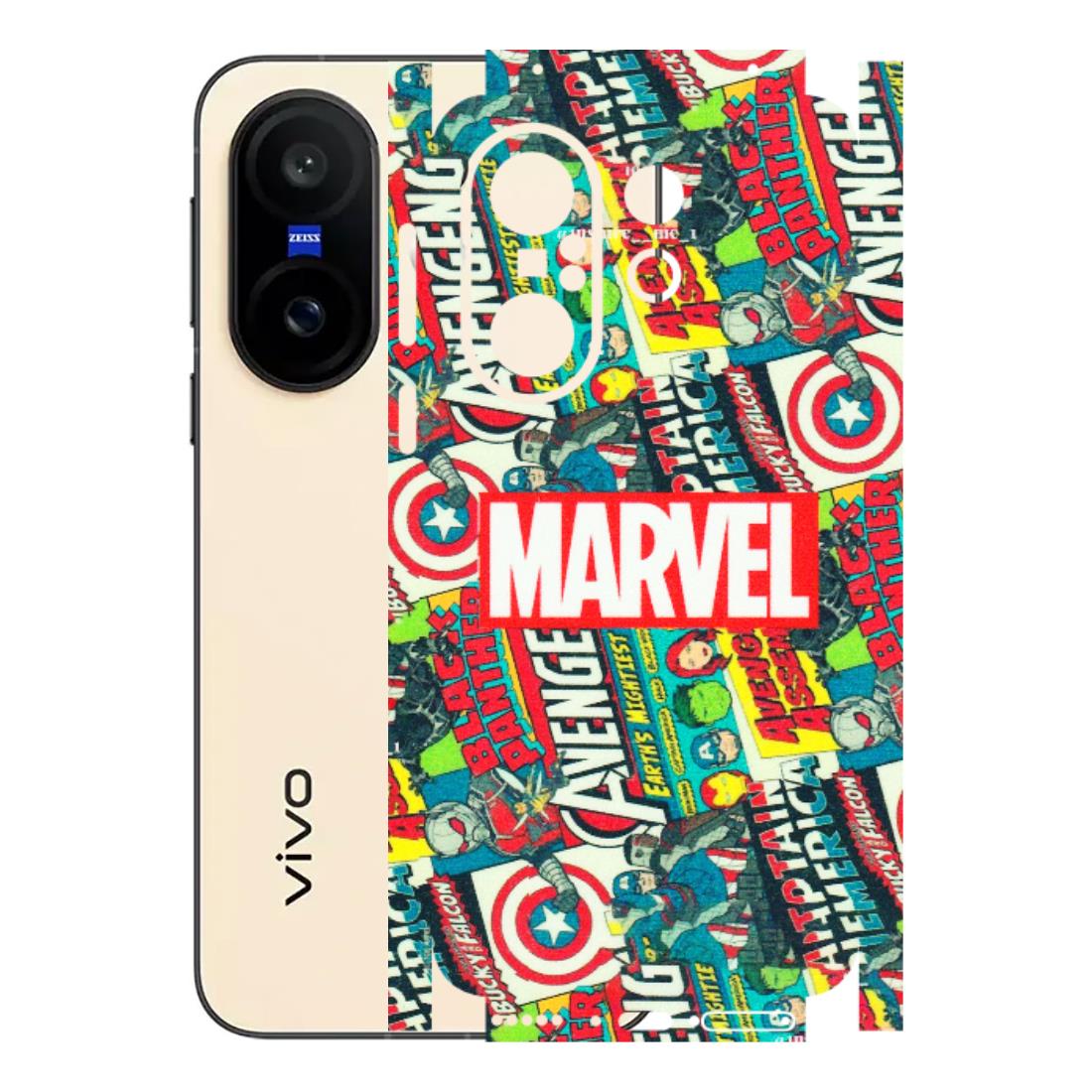 VIVO Z/V/X/T/U/S Series Phone Skins (All Models) - Marvel Comic Lover - Matte Finish (M-30) Vivo X200 FE