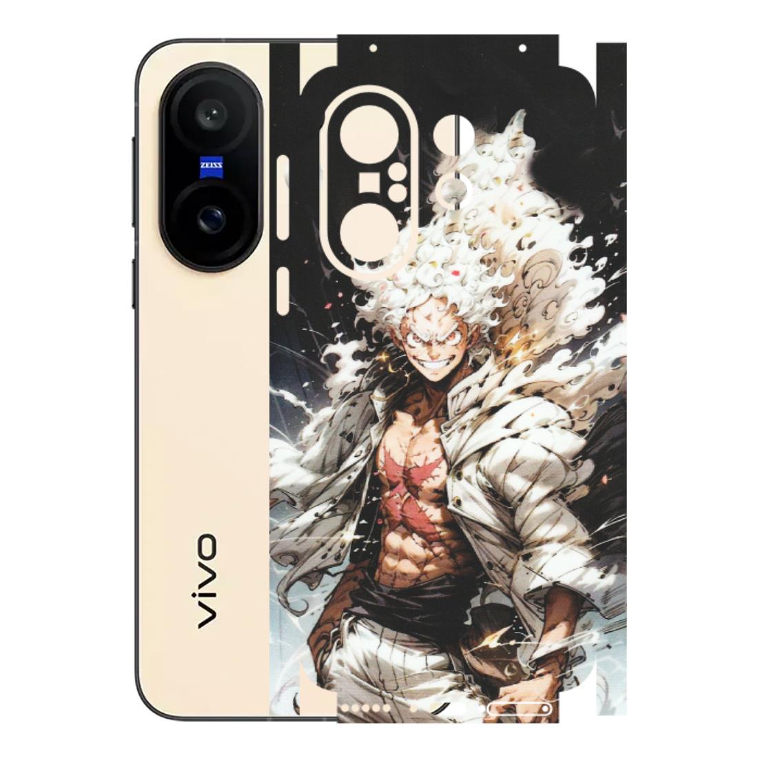 VIVO Z/V/X/T/U/S Series Phone Skins (All Models) - Anime Angry Classy Character - Matte Finish (M-34) Vivo X200 FE