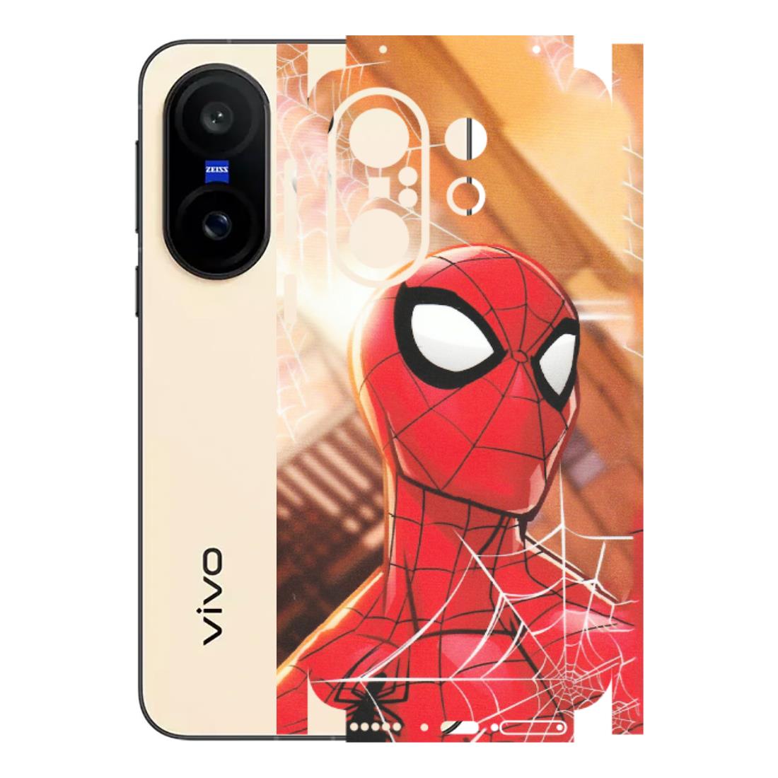 VIVO Z/V/X/T/U/S Series Phone Skins (All Models) - Spiderman Face New - Matte Finish (M-41) Vivo X200 FE