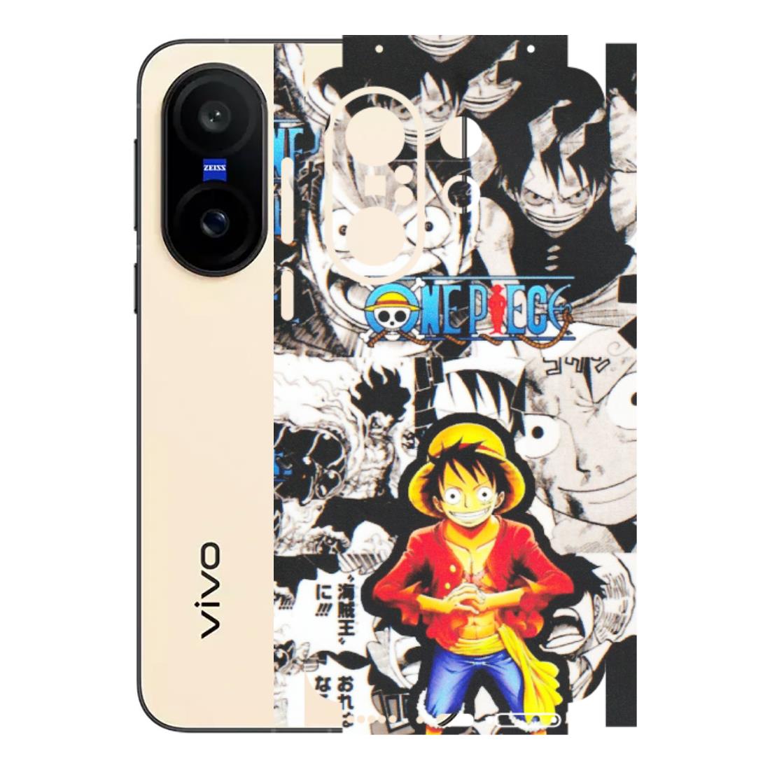 VIVO Z/V/X/T/U/S Series Phone Skins (All Models) - One Piece B&W - Matte Finish (M-63) Vivo X200 FE