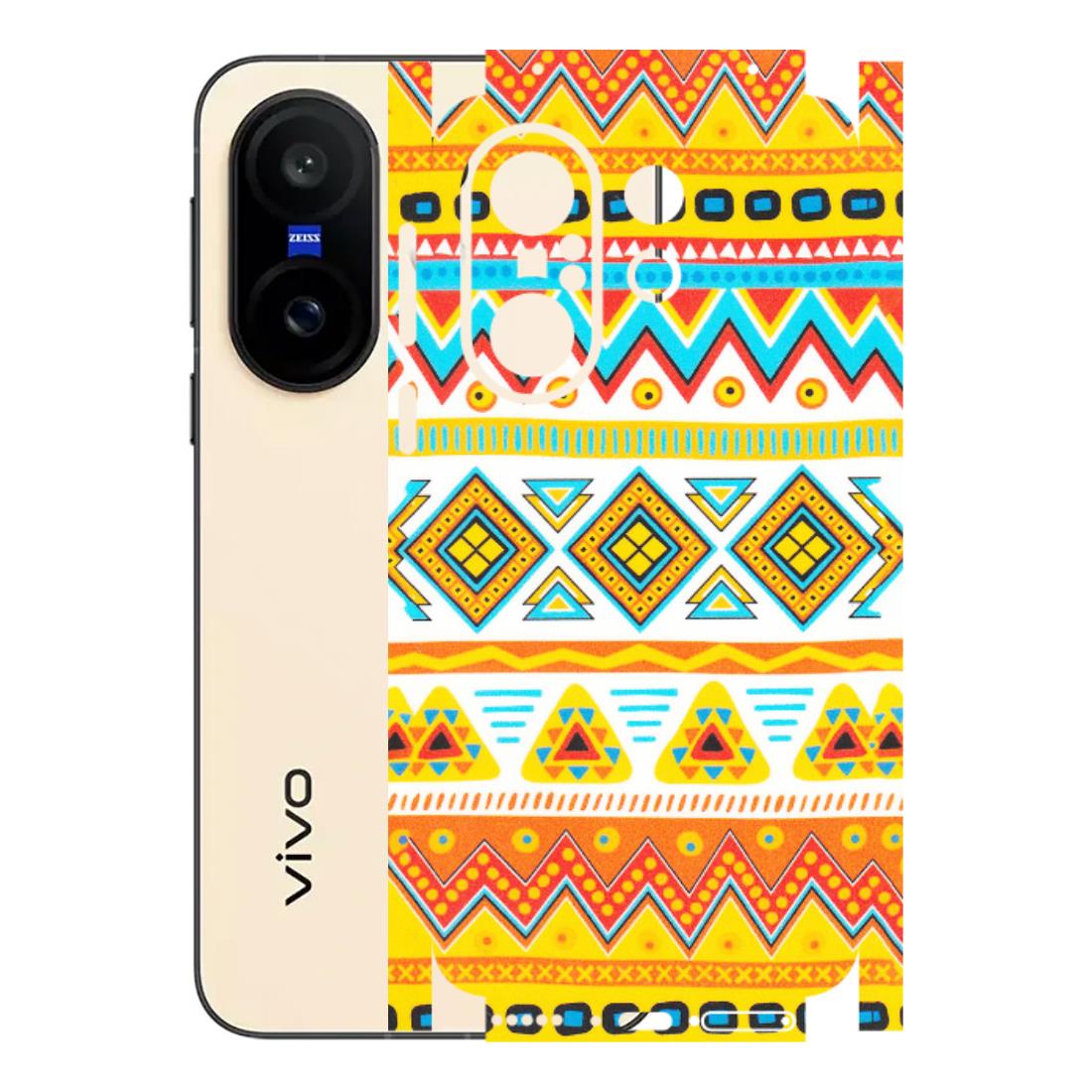 VIVO Z/V/X/T/U/S Series Phone Skins (All Models) - Mexican Abstract - Matte Finish (M-71) Vivo X200 FE