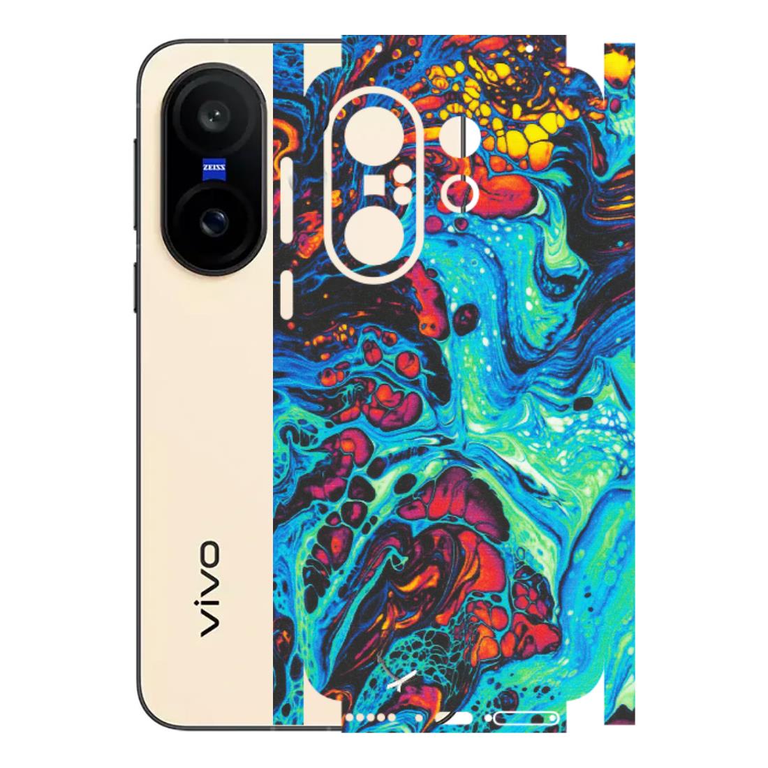 VIVO Z/V/X/T/U/S Series Phone Skins (All Models) - Majestic Galactic Marbel - Matte Finish (M-85) Vivo X200 FE