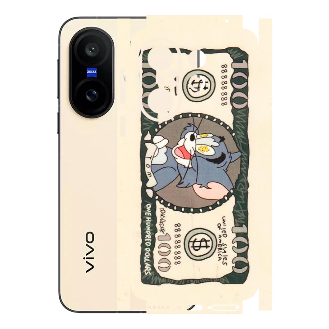 VIVO Z/V/X/T/U/S Series Phone Skins (All Models) - One Hundred Dollar Tom - Transparent Finish (T-16) Vivo X200 FE