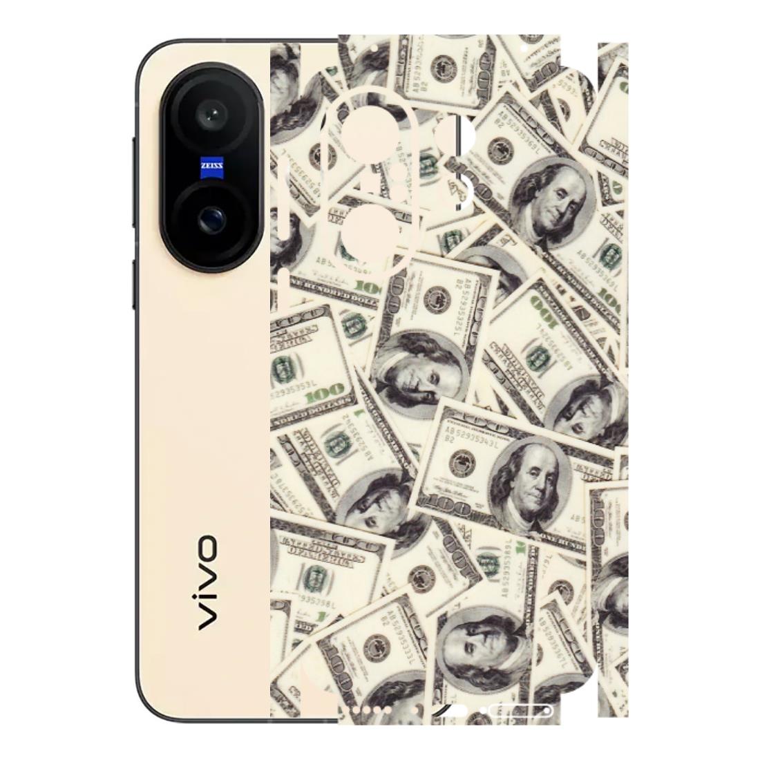 VIVO Z/V/X/T/U/S Series Phone Skins (All Models) - Dollar Lover - Transparent Finish (T-17) Vivo X200 FE