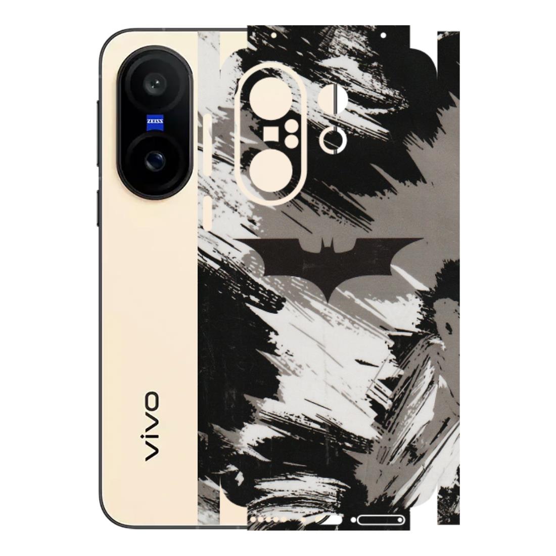 VIVO Z/V/X/T/U/S Series Phone Skins (All Models) - Batman Fleece DC - Transparent Finish (T-19) Vivo X200 FE