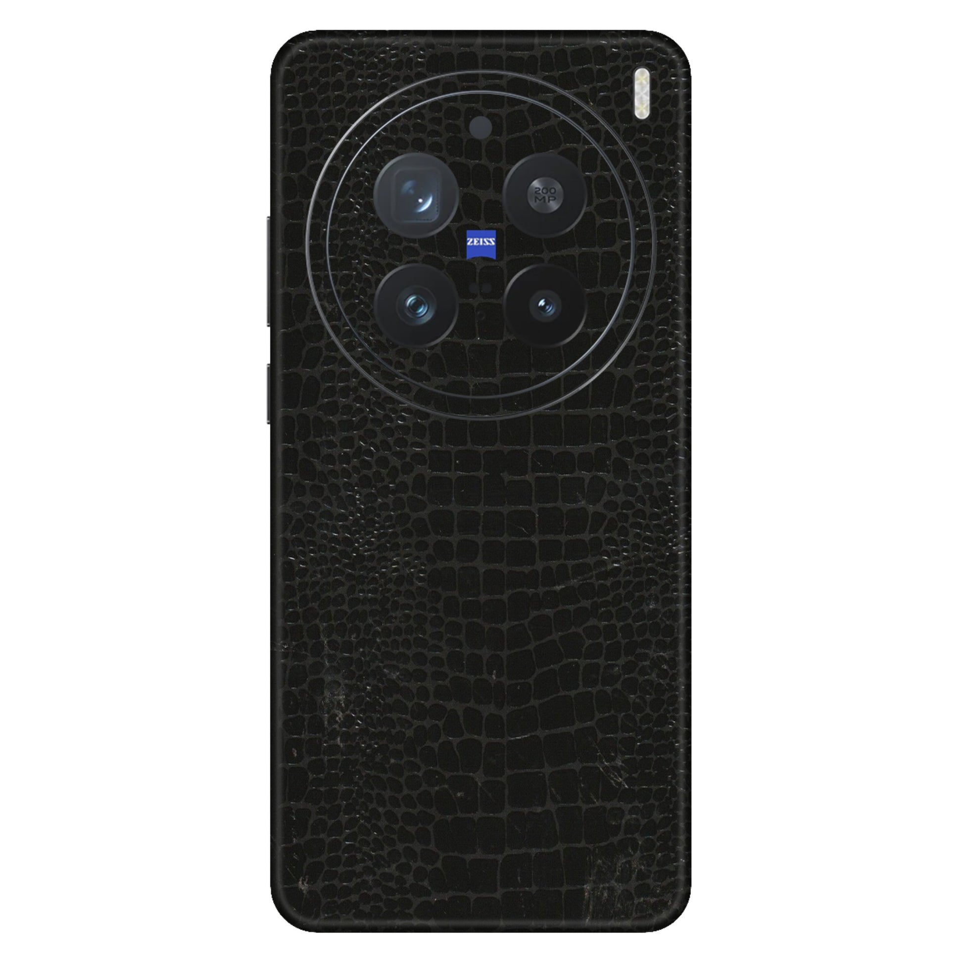 VIVO Z/V/X/T/U/S Series Phone Skins (All Models) - Snake Leather Black - 3D Embossed Finish (L-107) Vivo X200 Pro (5G)