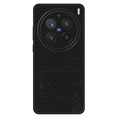 VIVO Z/V/X/T/U/S Series Phone Skins (All Models) - Black honeycomb - 3D Embossed Finish (L-114) Vivo X200 Pro (5G)