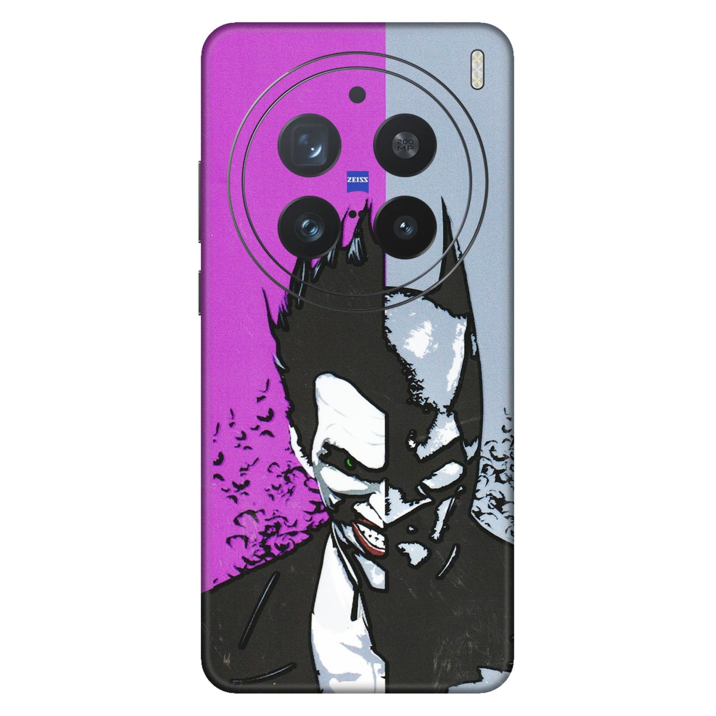 VIVO Z/V/X/T/U/S Series Phone Skins (All Models) - Batman & Joker - 3D Embossed Finish (L-143) Vivo X200 Pro (5G)