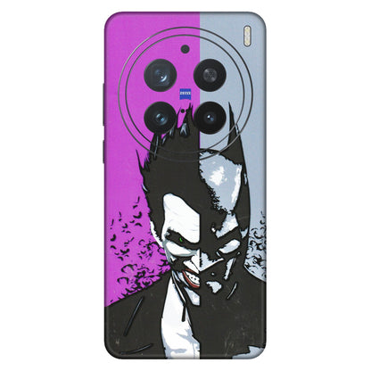 VIVO Z/V/X/T/U/S Series Phone Skins (All Models) - Batman & Joker - 3D Embossed Finish (L-143) Vivo X200 Pro (5G)