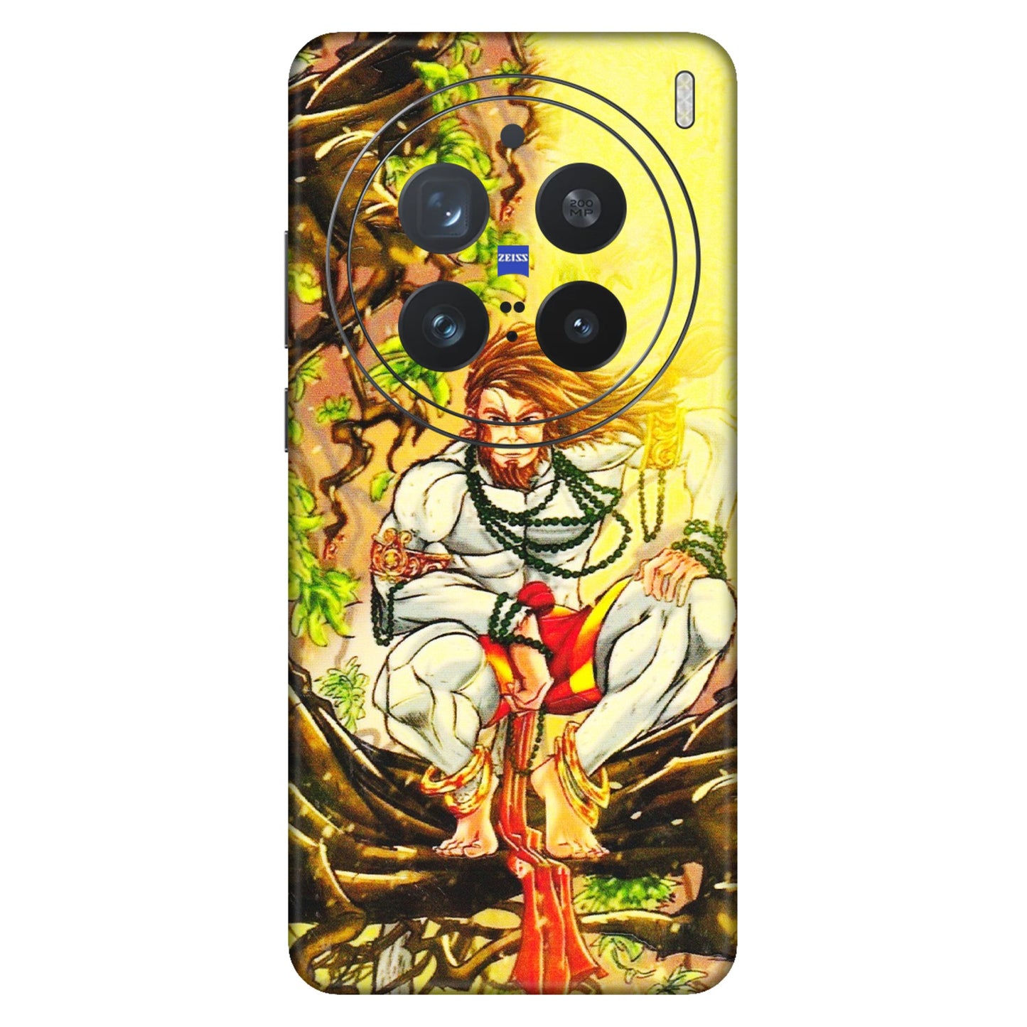 VIVO Z/V/X/T/U/S Series Phone Skins (All Models) - Lord Hanuman - 3D Embossed Finish (L-152) Vivo X200 Pro (5G)