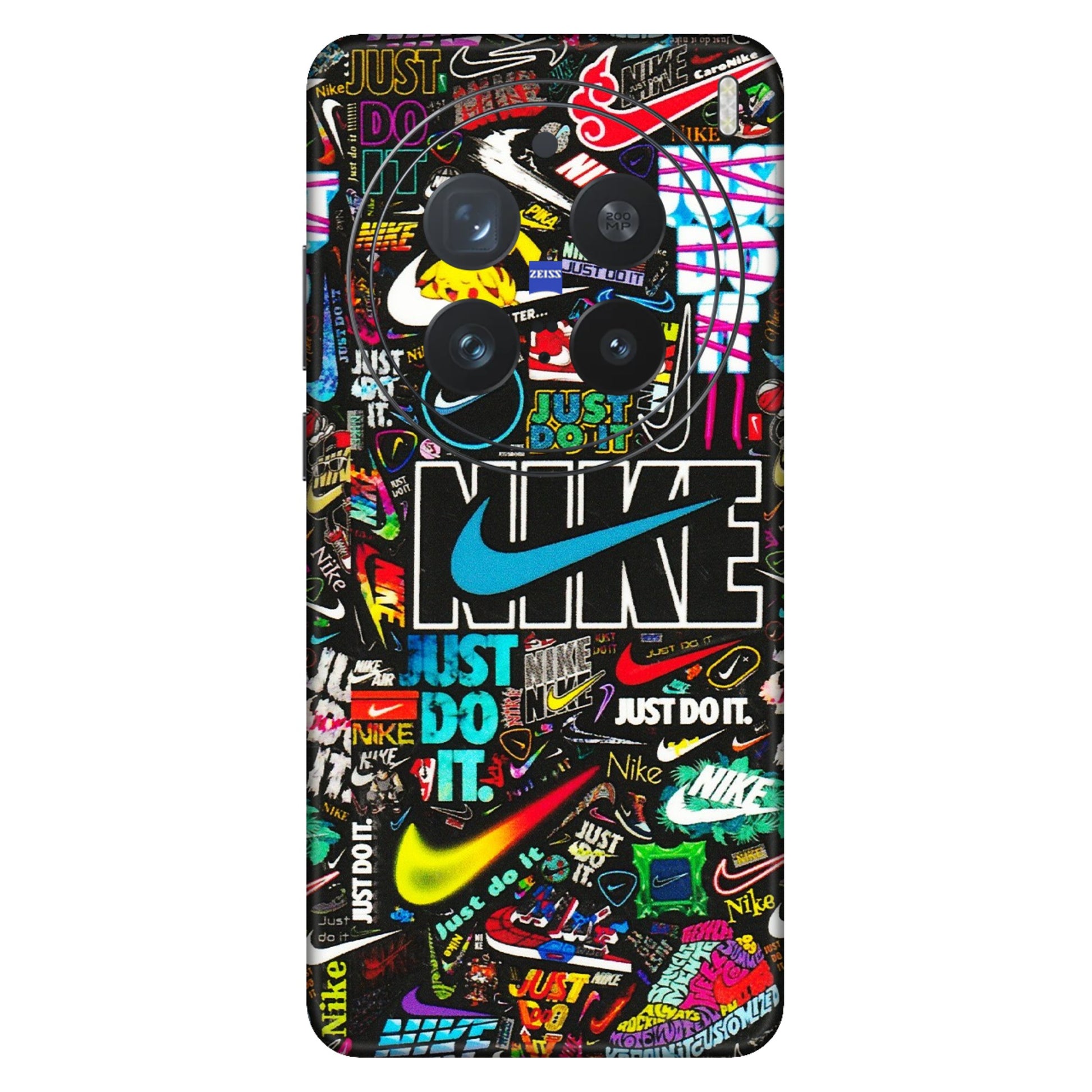 VIVO Z/V/X/T/U/S Series Phone Skins (All Models) - Just Do It Doodles - 3D Embossed Finish (L-166) Vivo X200 Pro (5G)