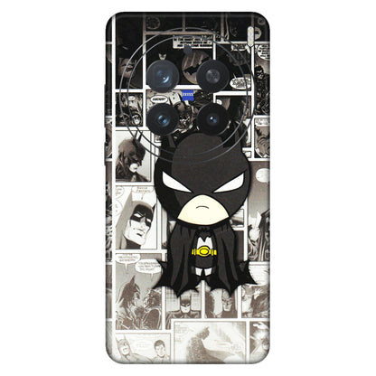 VIVO Z/V/X/T/U/S Series Phone Skins (All Models) - Toon Batman - 3D Embossed Finish (L-182) Vivo X200 Pro (5G)