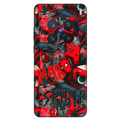VIVO Z/V/X/T/U/S Series Phone Skins (All Models) - SpiderMan Cool - 3D Embossed Finish (L-188) Vivo X200 Pro (5G)
