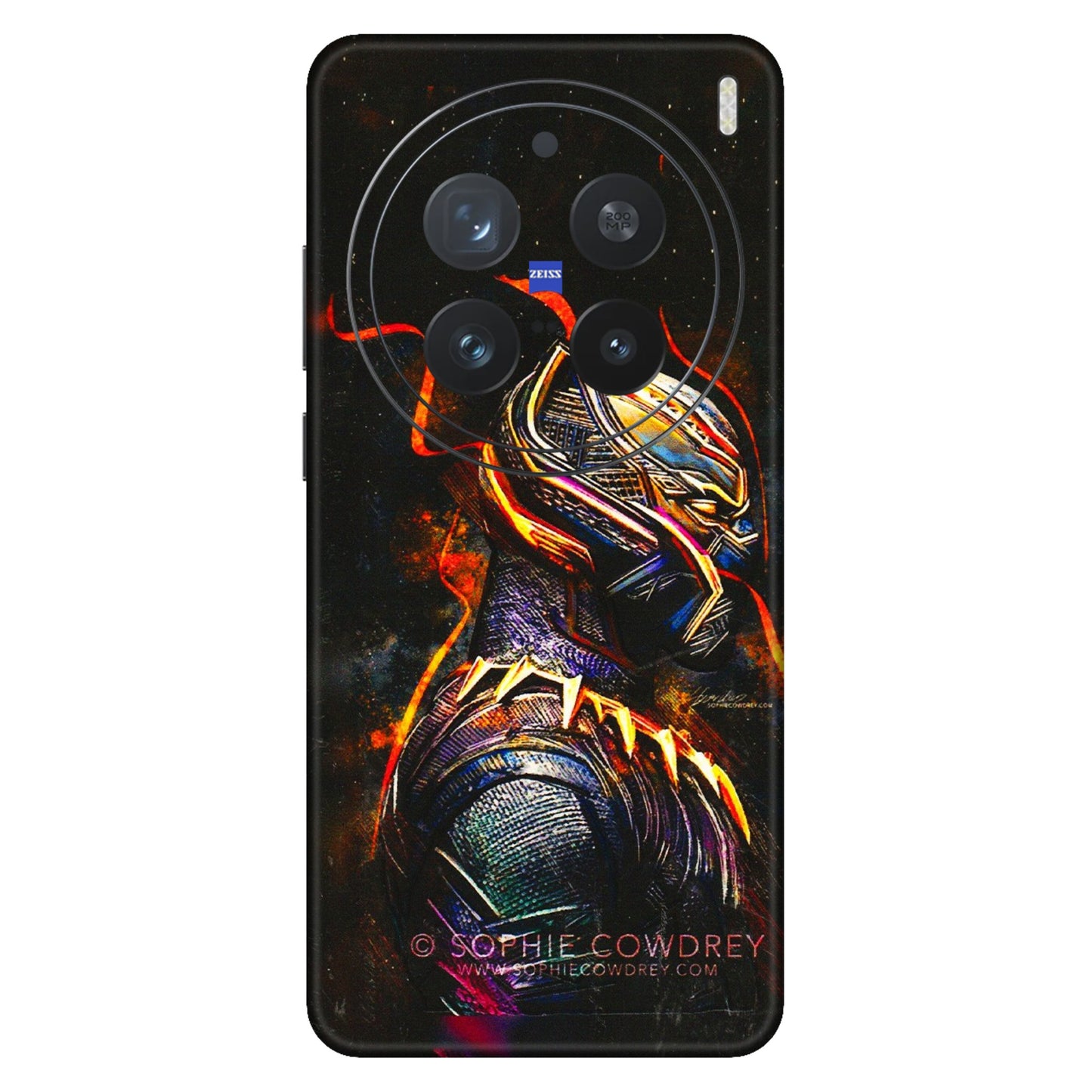 VIVO Z/V/X/T/U/S Series Phone Skins (All Models) - Black Panther - 3D Embossed Finish (L-190) Vivo X200 Pro (5G)
