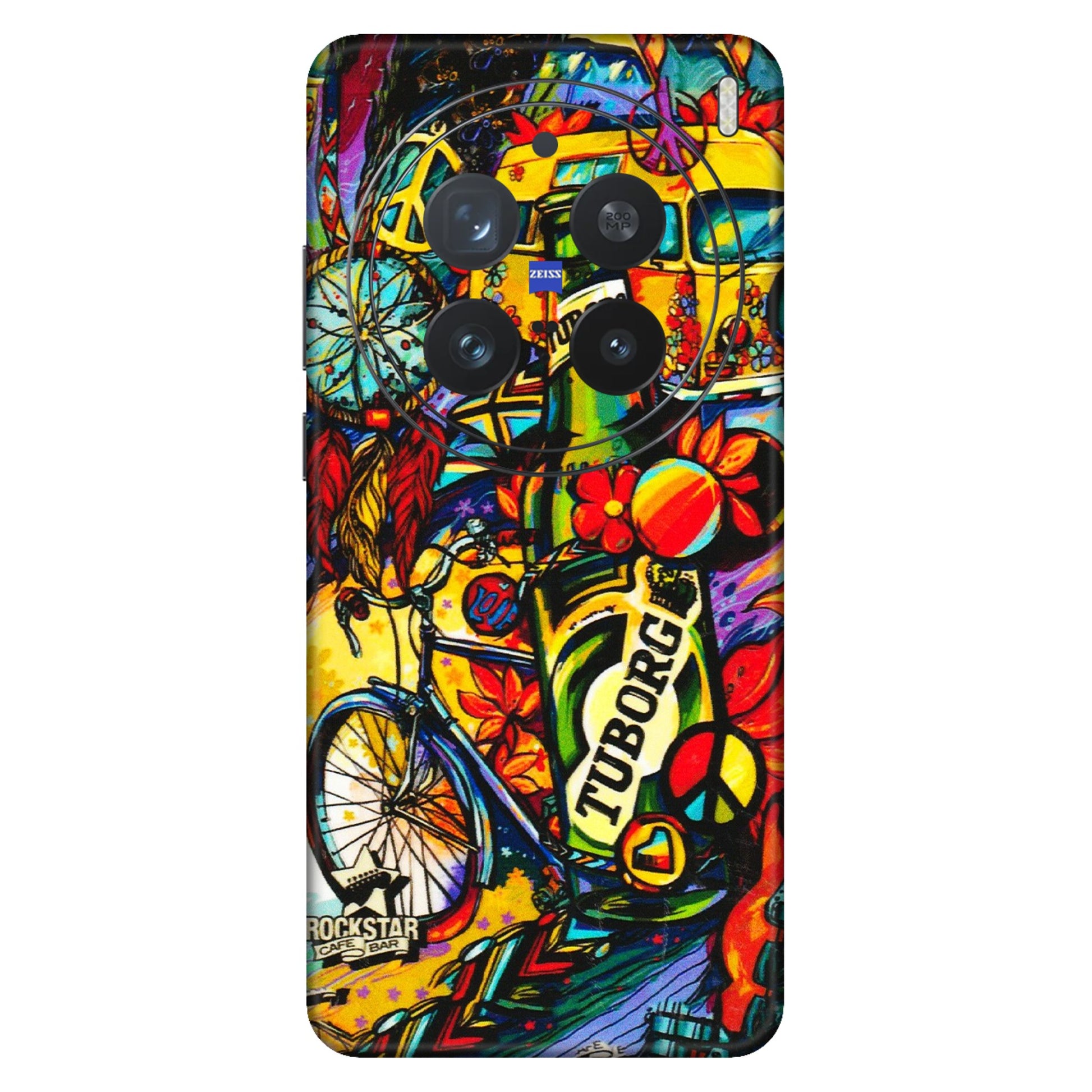 VIVO Z/V/X/T/U/S Series Phone Skins (All Models) - Cool Beer Bottle - 3D Embossed Finish (L-193) Vivo X200 Pro (5G)