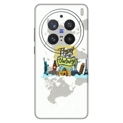 VIVO Z/V/X/T/U/S Series Phone Skins (All Models) - Travel Therapy - 3D Embossed Finish (L-199) Vivo X200 Pro (5G)