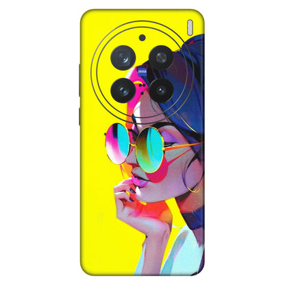 VIVO Z/V/X/T/U/S Series Phone Skins (All Models) - Bold Stylish Girl - 3D Embossed Finish (L-222) Vivo X200 Pro (5G)