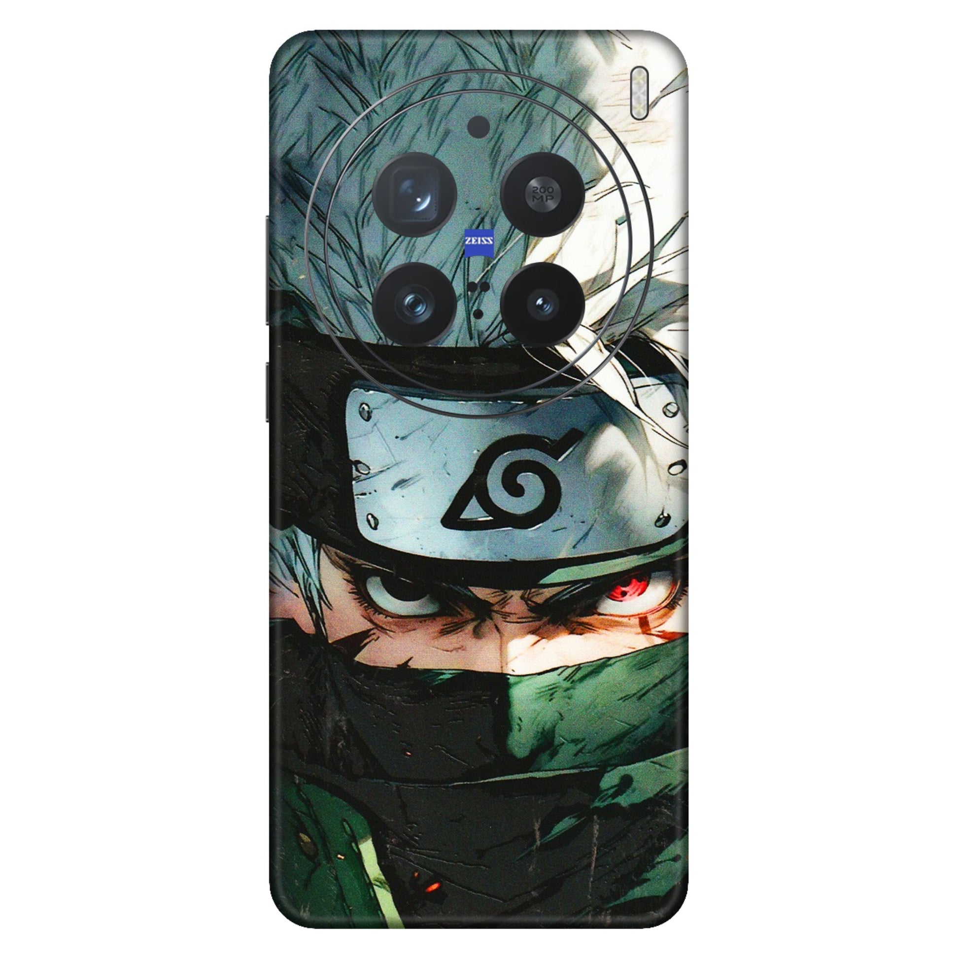 VIVO Z/V/X/T/U/S Series Phone Skins (All Models) - Kakashi Red Eye Focus - 3D Embossed Finish (L-227) Vivo X200 Pro (5G)