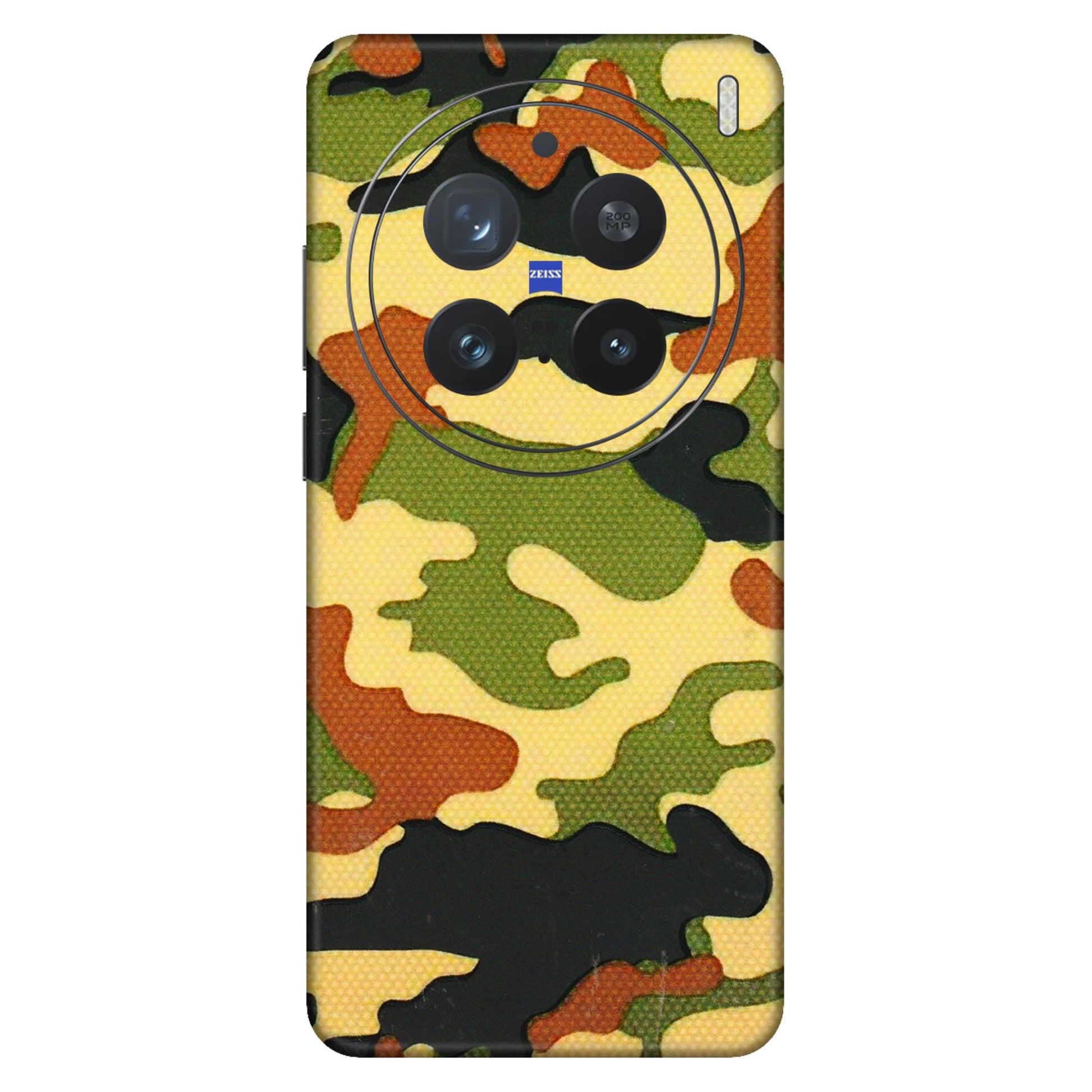 VIVO Z/V/X/T/U/S Series Phone Skins (All Models) - Indian Military - 3D Embossed Finish (L-234) Vivo X200 Pro (5G)