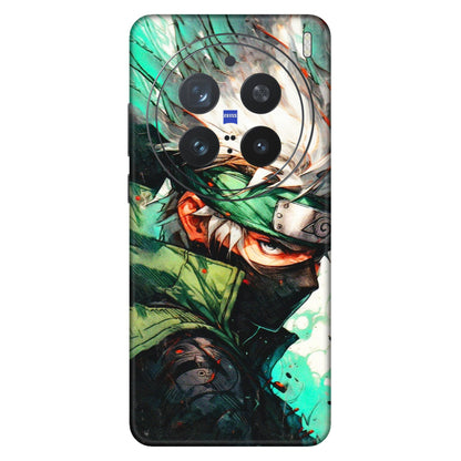 VIVO Z/V/X/T/U/S Series Phone Skins (All Models) - Kakashi Side Profile - 3D Embossed Finish (L-249) Vivo X200 Pro (5G)