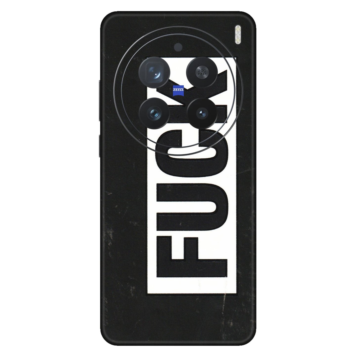 VIVO Z/V/X/T/U/S Series Phone Skins (All Models) - The F Word - 3D Embossed Finish (L-255) Vivo X200 Pro (5G)