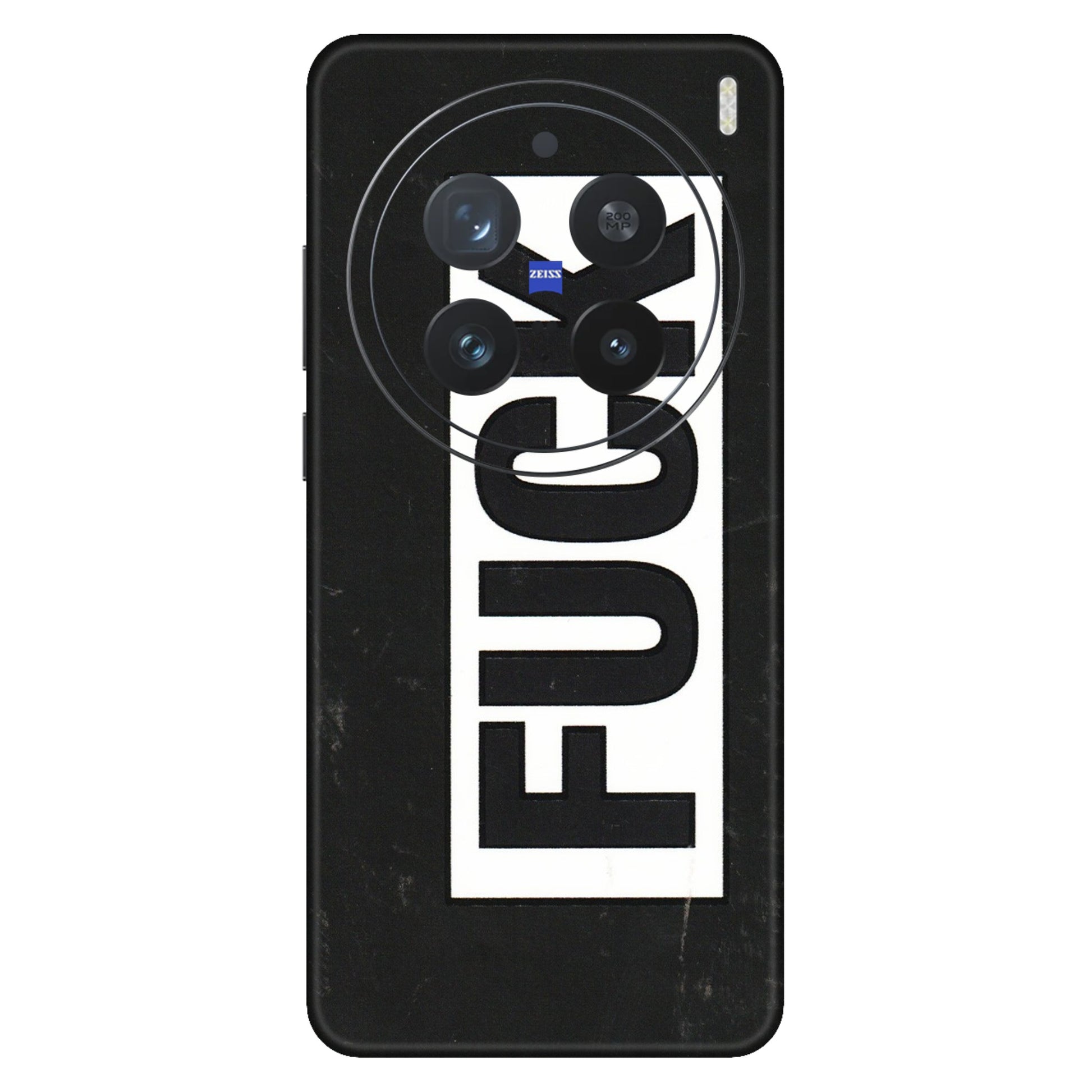 VIVO Z/V/X/T/U/S Series Phone Skins (All Models) - The F Word - 3D Embossed Finish (L-255) Vivo X200 Pro (5G)