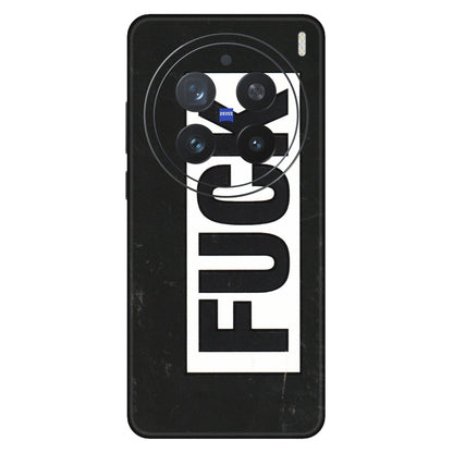 VIVO Z/V/X/T/U/S Series Phone Skins (All Models) - The F Word - 3D Embossed Finish (L-255) Vivo X200 Pro (5G)