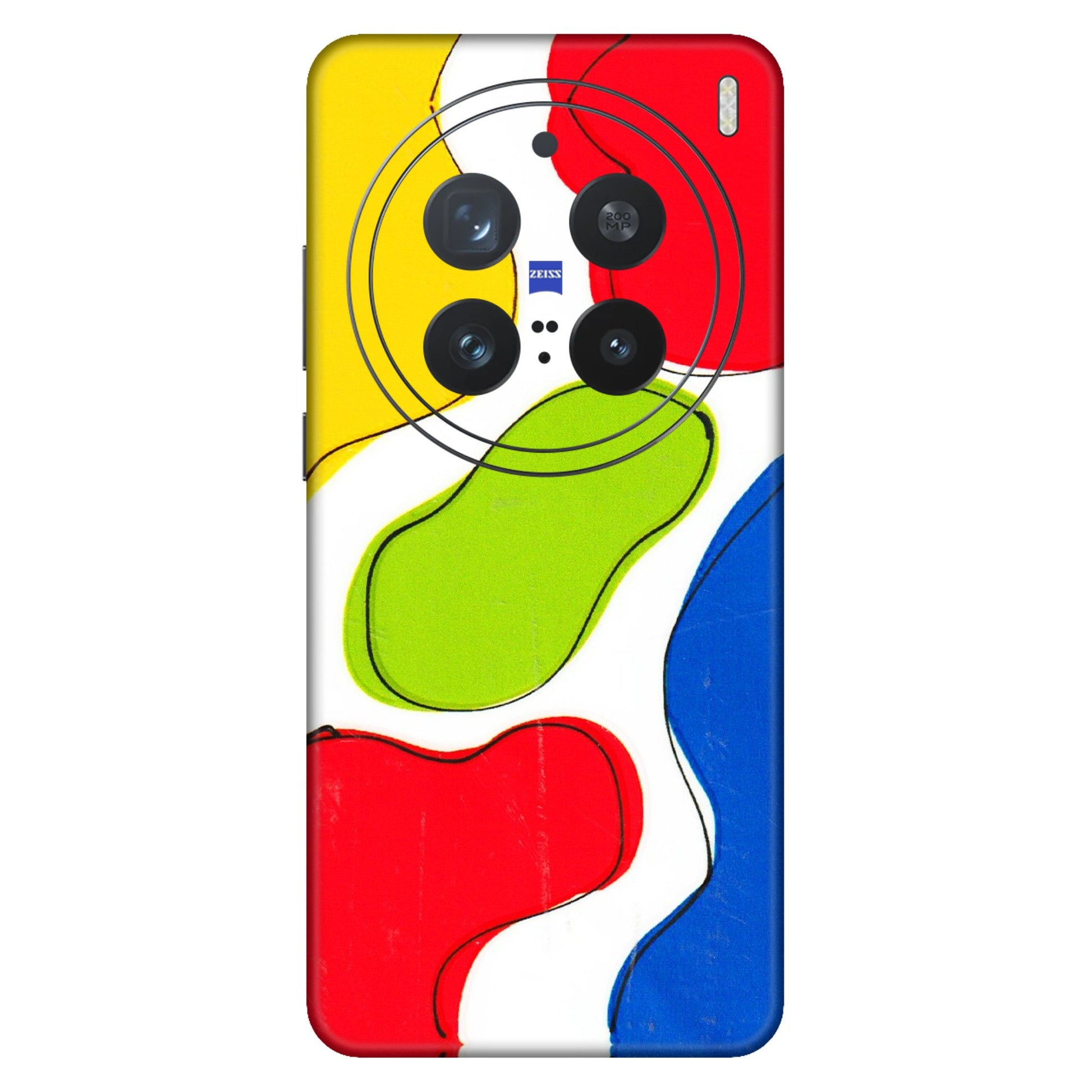 VIVO Z/V/X/T/U/S Series Phone Skins (All Models) - RGB Colour Paint - 3D Embossed Finish (L-284) Vivo X200 Pro (5G)