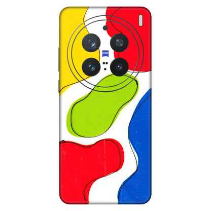 VIVO Z/V/X/T/U/S Series Phone Skins (All Models) - RGB Colour Paint - 3D Embossed Finish (L-284) Vivo X200 Pro (5G)