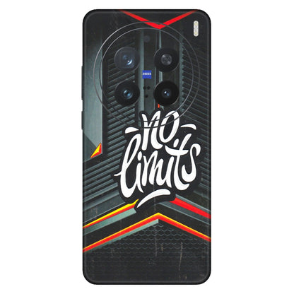 VIVO Z/V/X/T/U/S Series Phone Skins (All Models) - No Limits - 3D Embossed Finish (L-286) Vivo X200 Pro (5G)