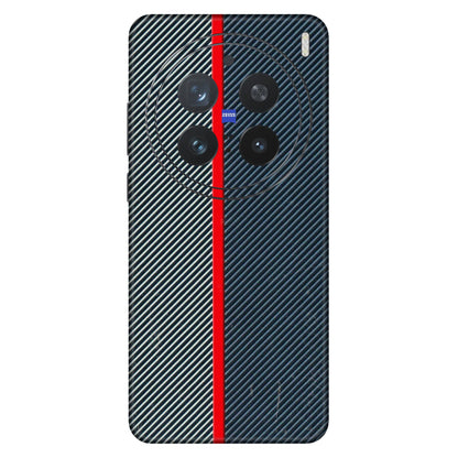 VIVO Z/V/X/T/U/S Series Phone Skins (All Models) - Blue Sober Lines - 3D Embossed Finish (L-305) Vivo X200 Pro (5G)