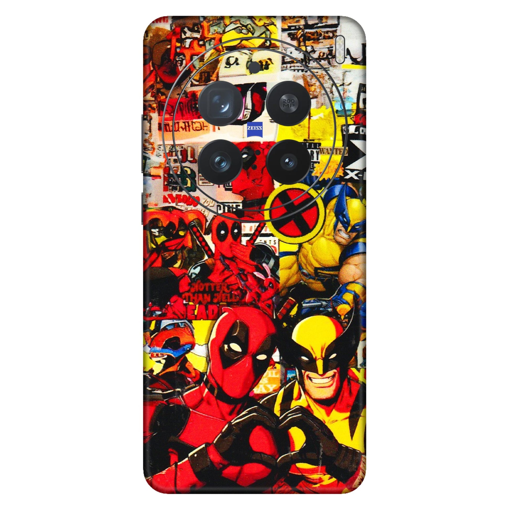 VIVO Z/V/X/T/U/S Series Phone Skins (All Models) - Spidy Wolverine - 3D Embossed Finish (L-310) Vivo X200 Pro (5G)